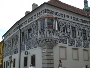 Trebitsch, Renaissancefassade am Marktplatz Copyright Conti-Reisen