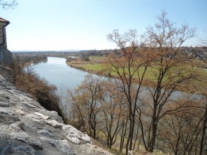 Krakau Kloster Tyniec Blick auf die Weichsel Copyright Günther Krumpen