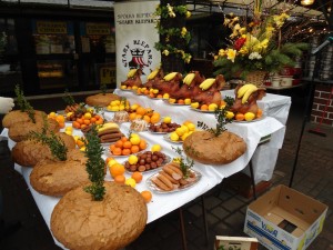 Osterdekoration auf dem Kleparz Markt Copyright Günther Krumpen