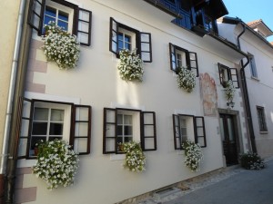 Radovljica Haus in der Altstadt Copyright Conti-Reisen