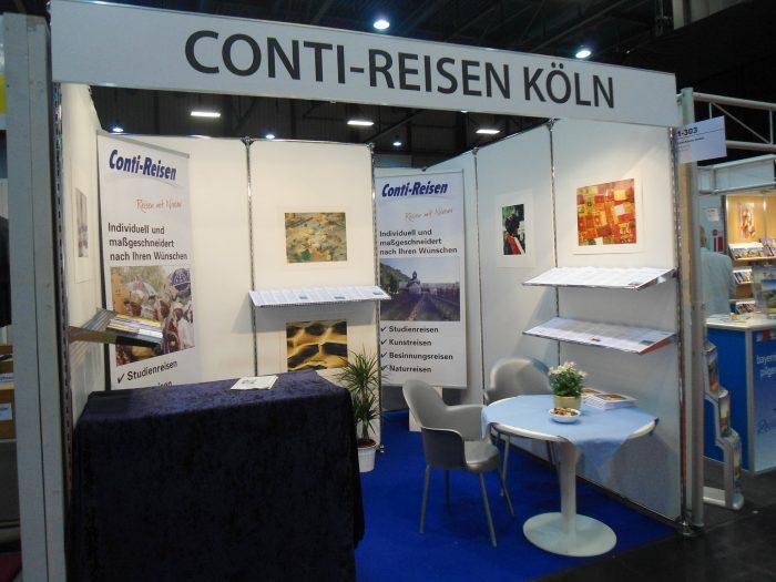 Alt:Gloria Messe - Conti-Reisen Stand