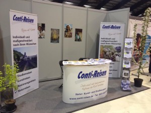 Messestand Conti Reisen, Messe 50plus